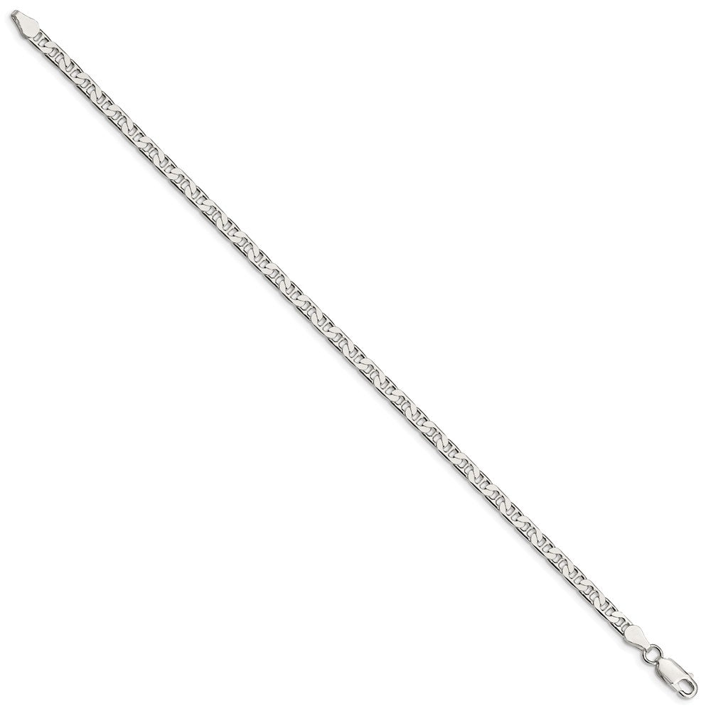 Sterling Silver 3.75mm Flat Anchor Chain 8 inches