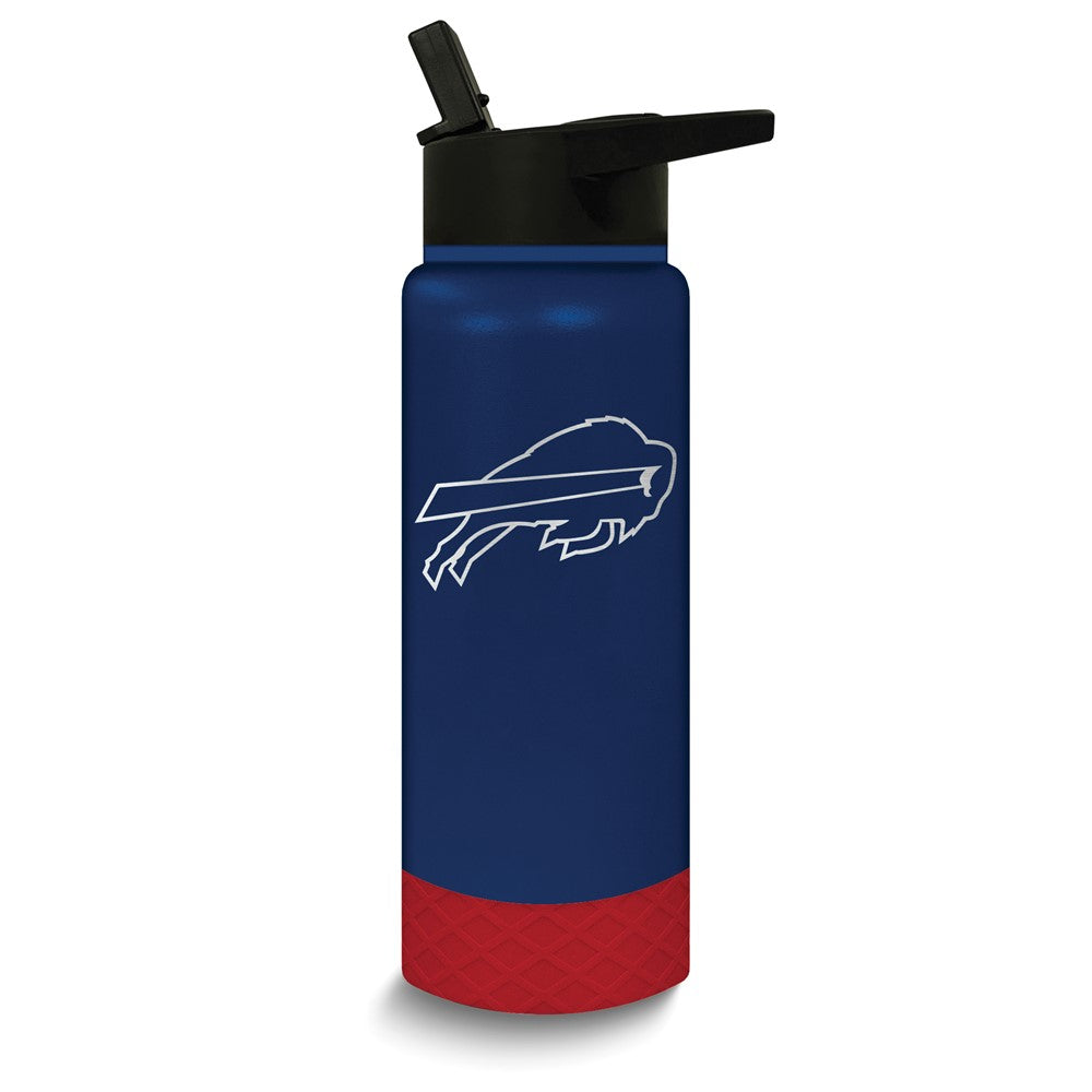 NFL Buffalo Bills Stainless Steel Silicone Grip 24 oz. Water Bottle