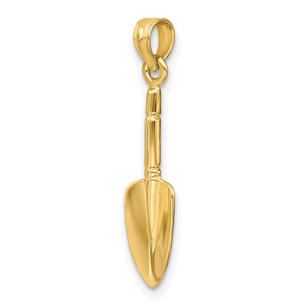 10K 3-D Trowel Garden Tool Charm