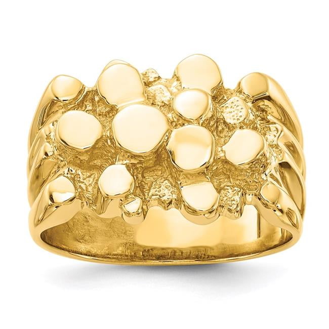 10ky Men's Nugget Ring