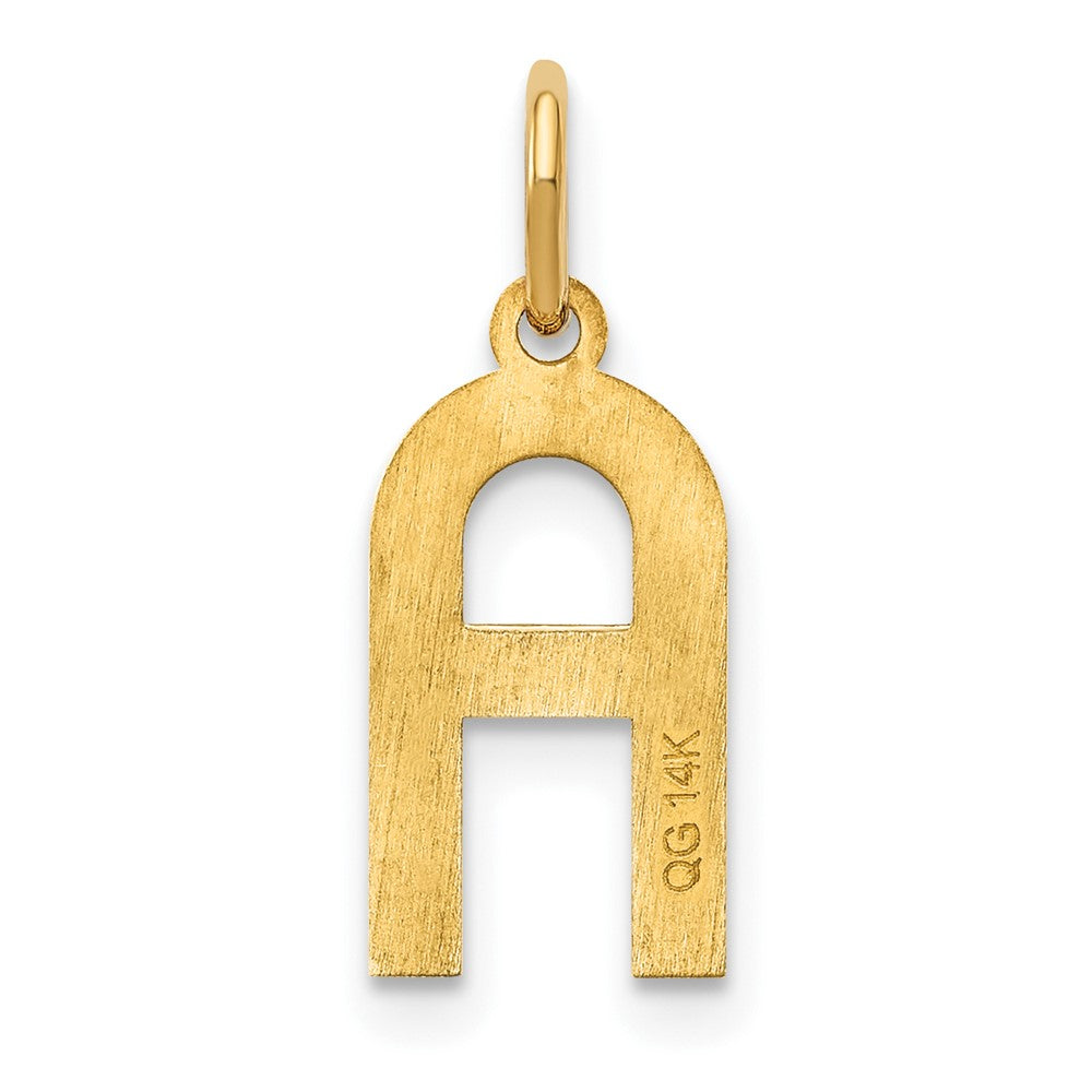 Sterling Silver Gold-plated Letter A Initial Pendant