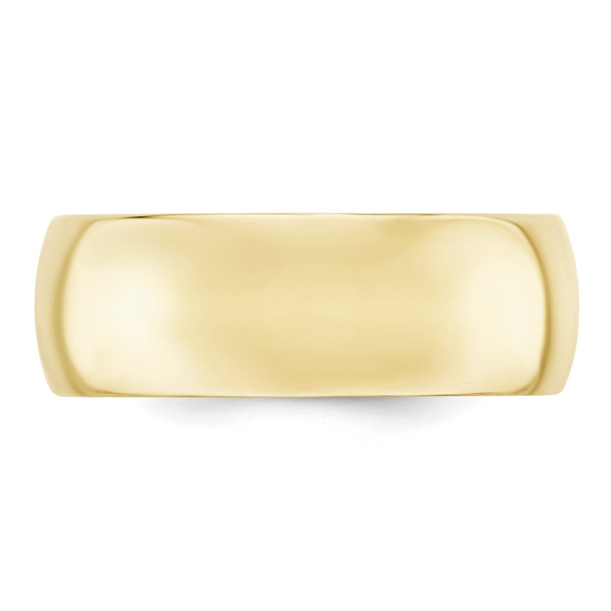Primal Gold 10 Karat Yellow Gold 8mm Standard Comfort Fit Band Size 11.5