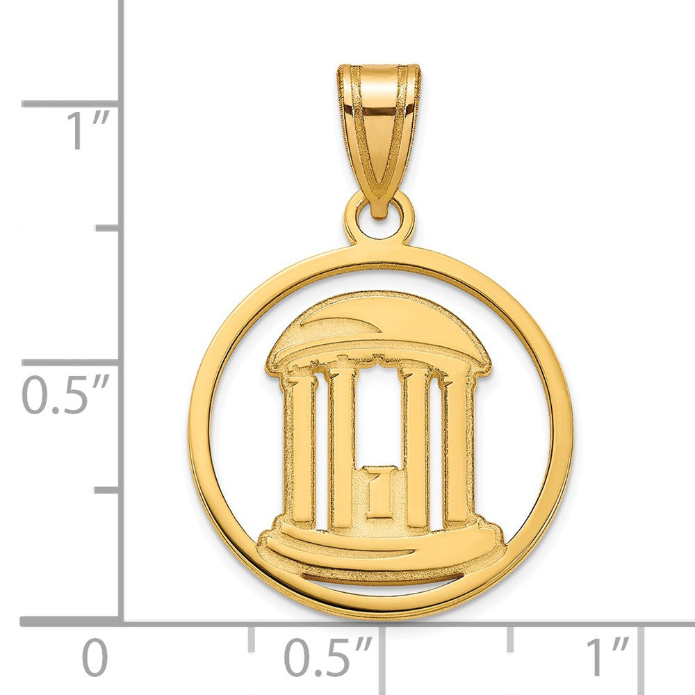10ky UNIV OF NORTH CAROLINA OLD WELL PENDANT