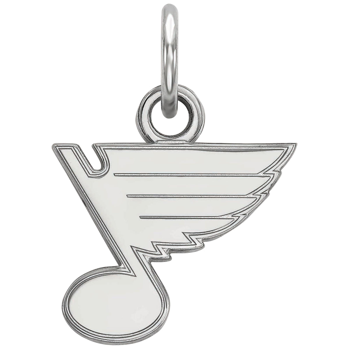 LogoArt Sterling Silver St. Louis Blues Xs Pendant Necklace