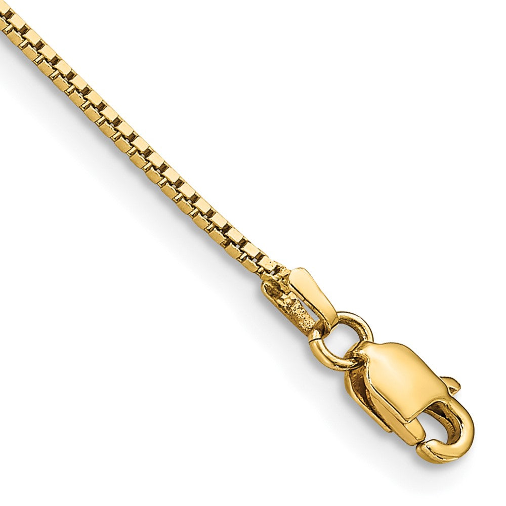 14K 8 inch .95mm Box with Lobster Clasp Bracelet 8 inches
