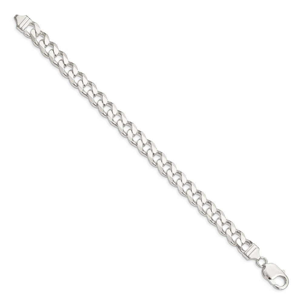 Sterling Silver 9.3mm Curb Chain 9 inches