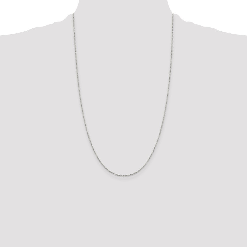 Sterling Silver 1.10mm Forzantina Cable Chain 26 Inches