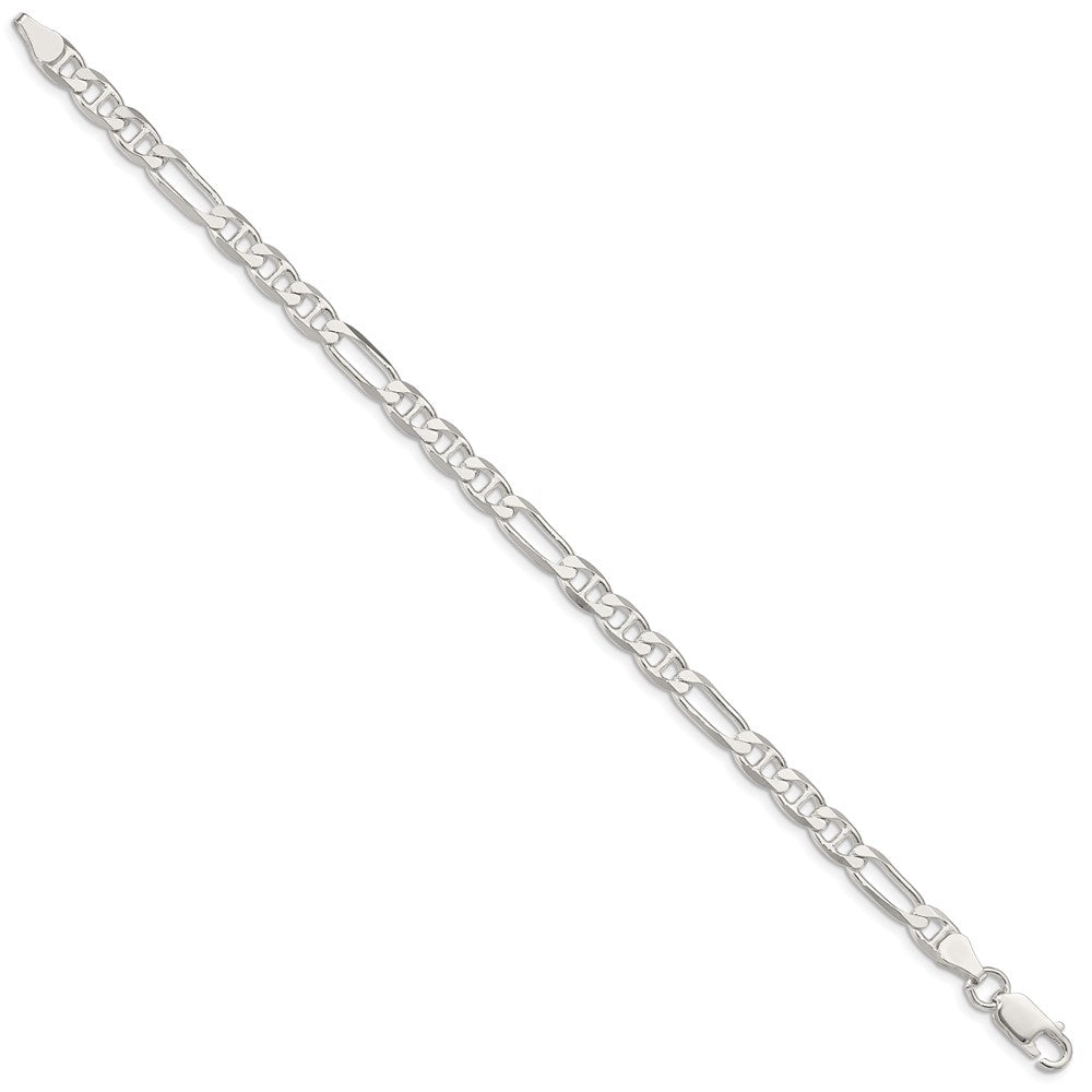 Sterling Silver 5.5mm Figaro Anchor Chain 7 inches