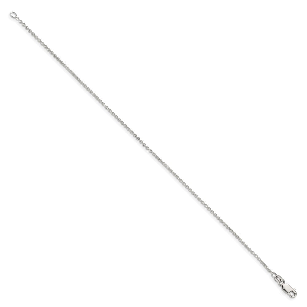 Sterling Silver 1.5mm Cable Chain 7 inches