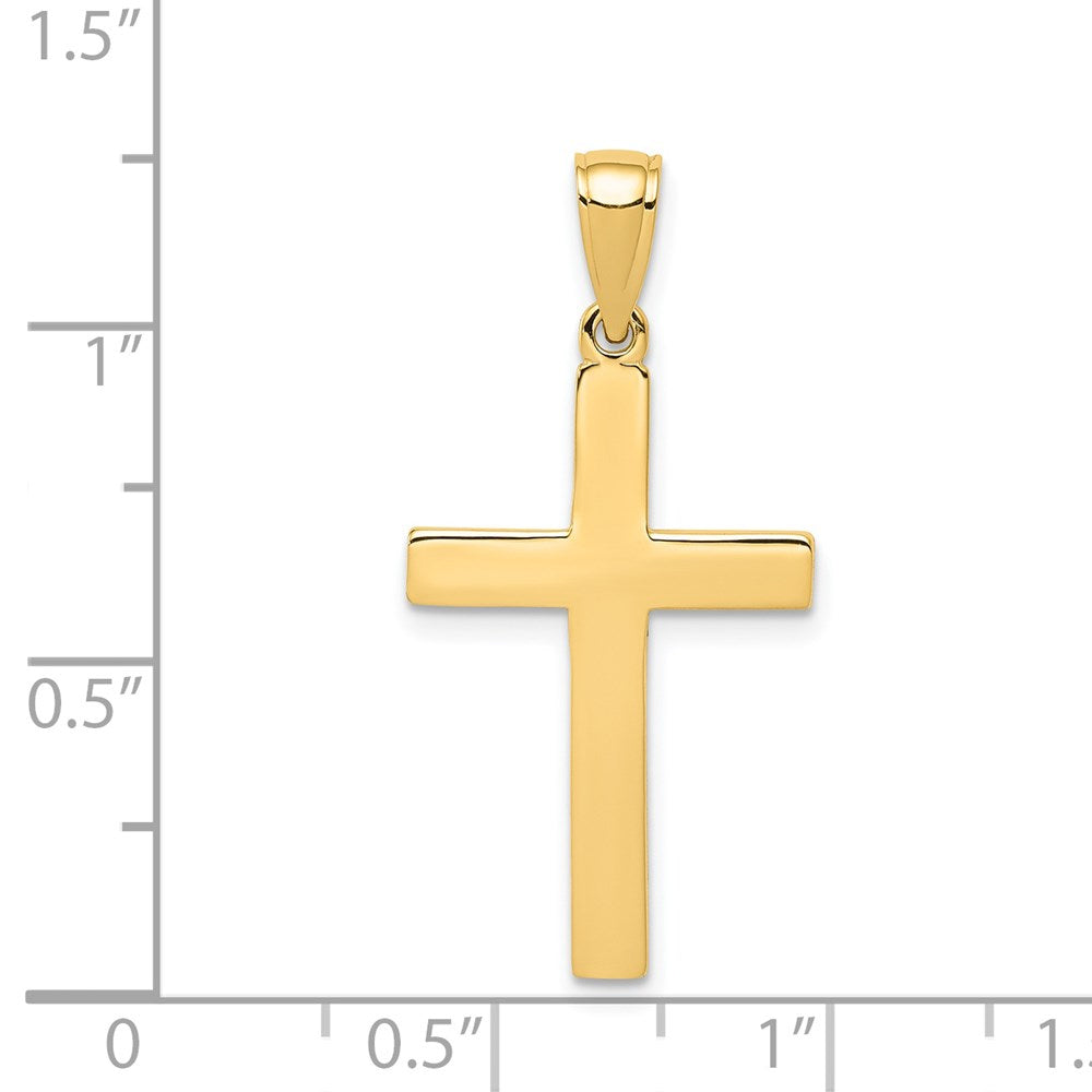 14k Cross Pendant Yellow Gold