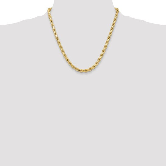 10k 6.5mm Semi-solid D/C Rope Chain