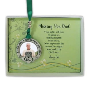 Missing You Dad, Framed Ornament