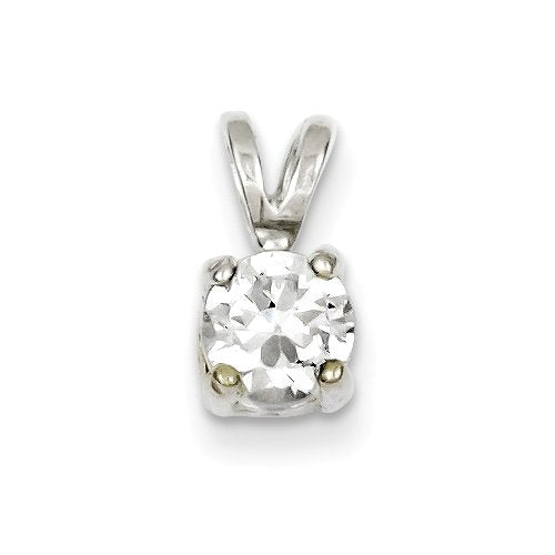 Sterling Silver CZ Pendant