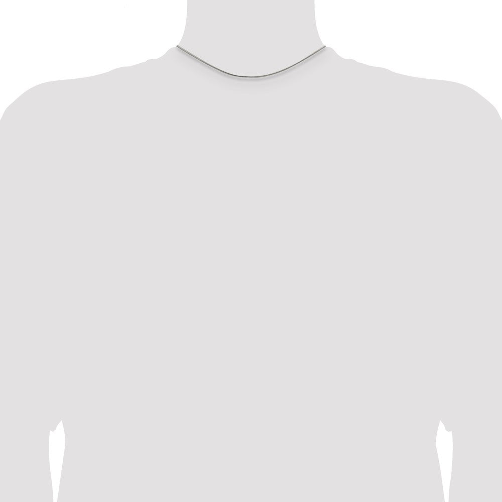 Sterling Silver 1mm Snake Chain 14 Inches