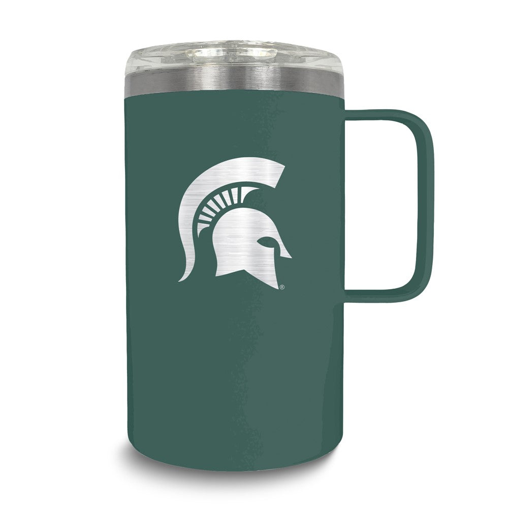 Collegiate Michigan State University Stainless Steel 18 oz. Hustle Mug with Lid