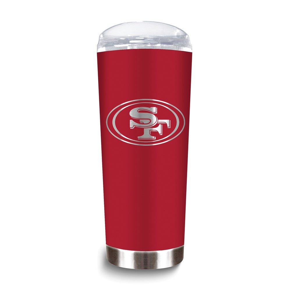 NFL San Francisco 49ers Stainless Steel 18 oz. Roadie Tumbler with Lid