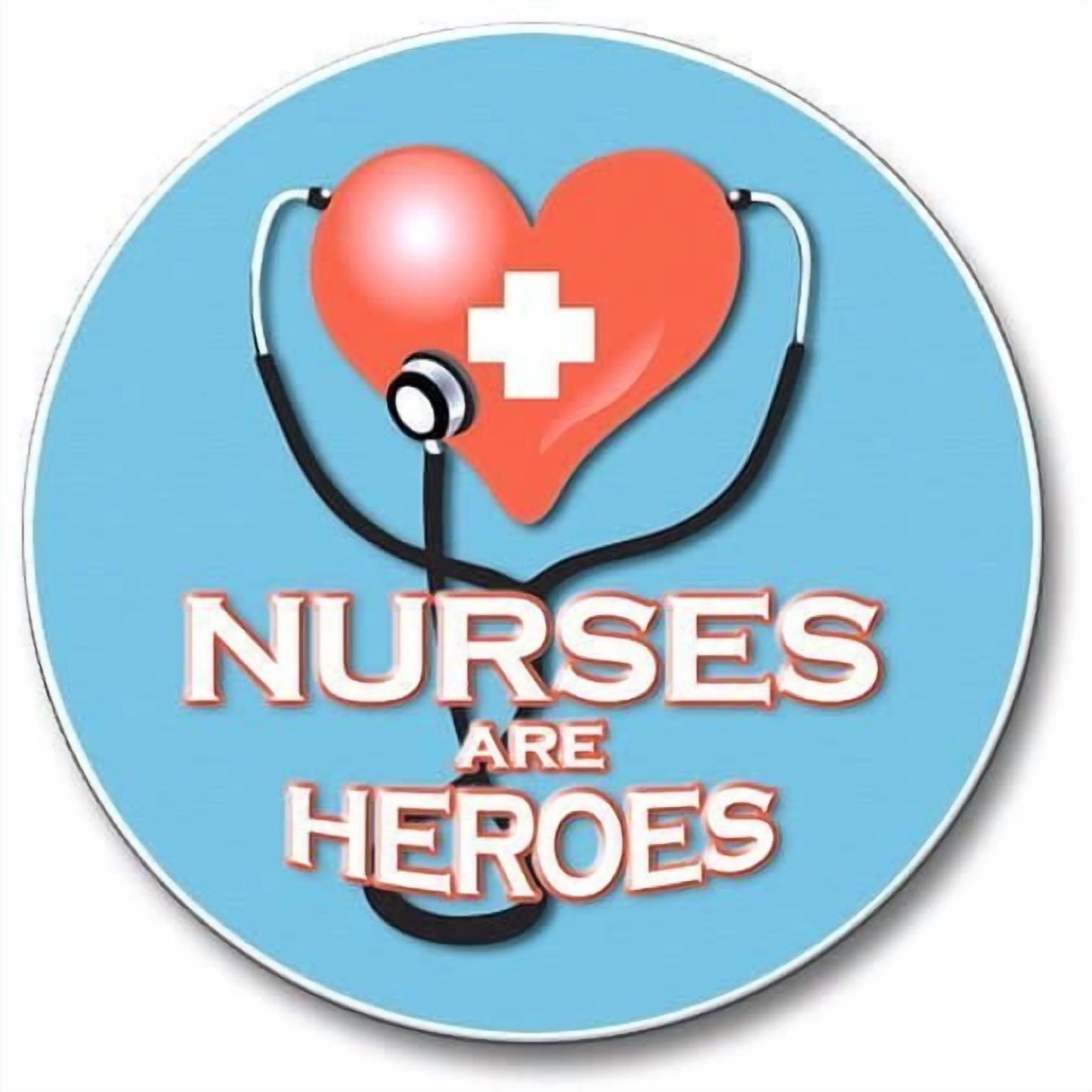 Nurses Are Heroes Stone Auto Car Coaster (1)