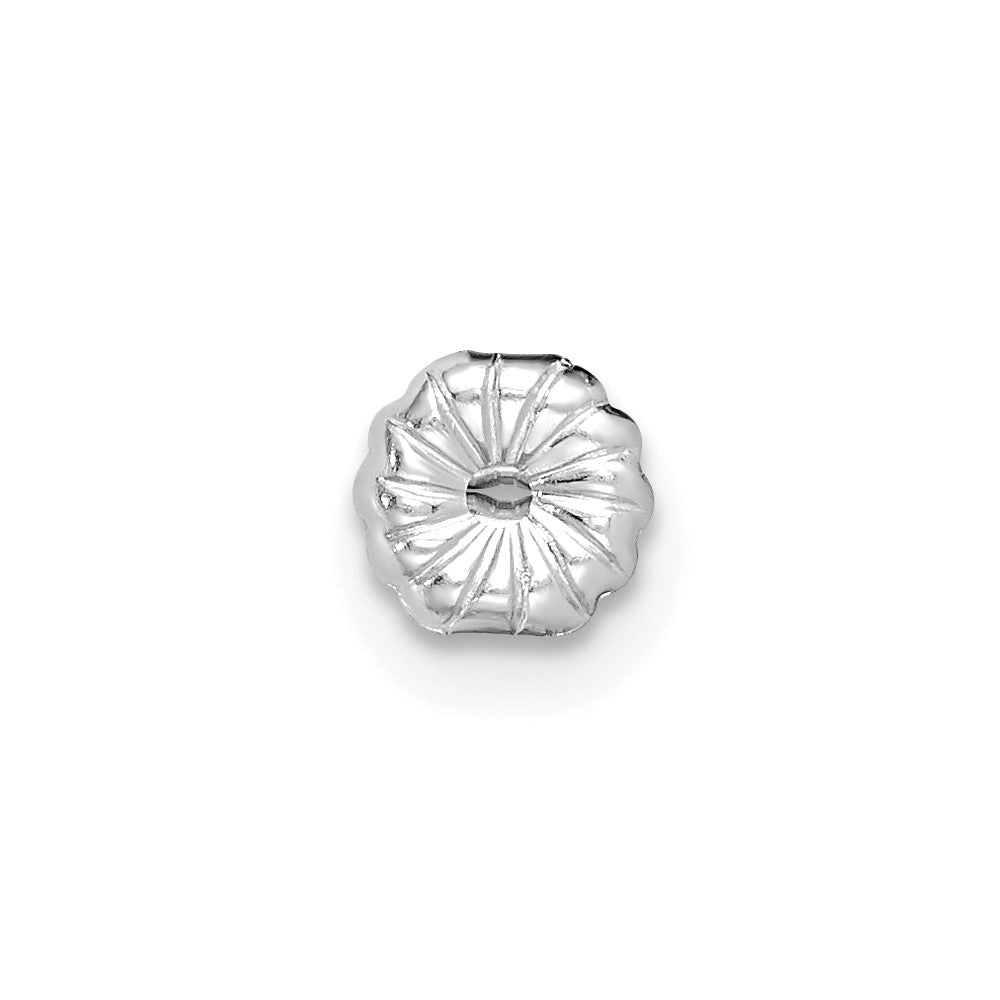 14k White Gold 1/2 ctw Lab Grown Diamond VS/SI+ G+ Emerald 4 Prong Heavy Wt. Stud Earrings