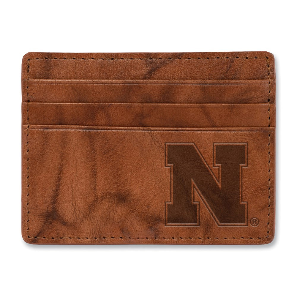 NCAA Rico Industries Nebraska Cornhuskers Leather Credit Cart Wallet