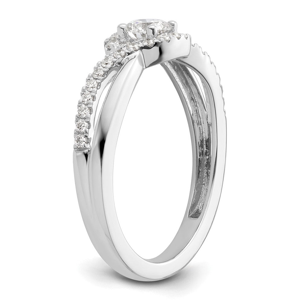 10k White Gold VS/SI+ G+ Lab Grown Diamond Ring