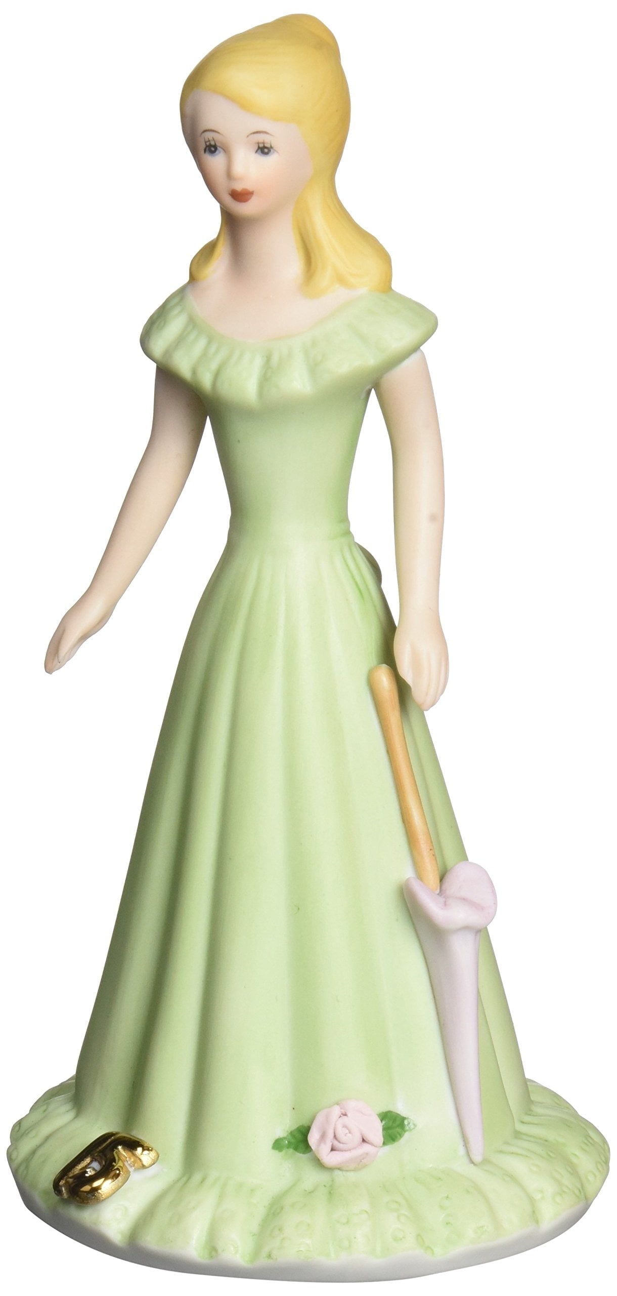 Enesco Growing Up Girls Blonde Age 15 Porcelain Bisque Figurine 7in H