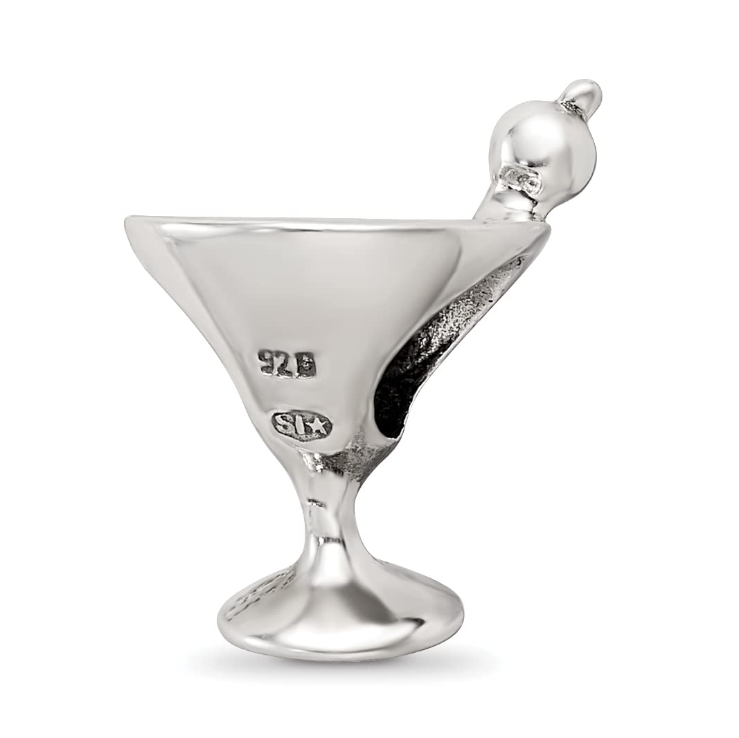 Sterling Silver Reflections Martini Bead