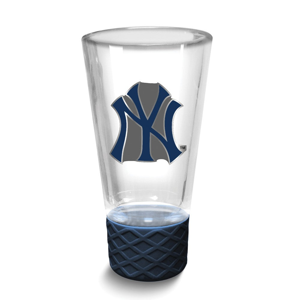 MLB New York Yankees Collectors 4 oz. Shot Glass with Silicone Base