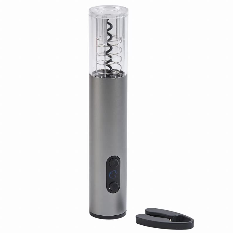 CGI Stainless Steel/Aluminum Electric Wine Bottle Opener 10".