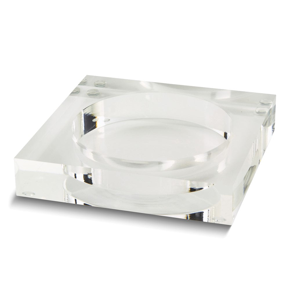 Square Acrylic Wine Bottle Coaster