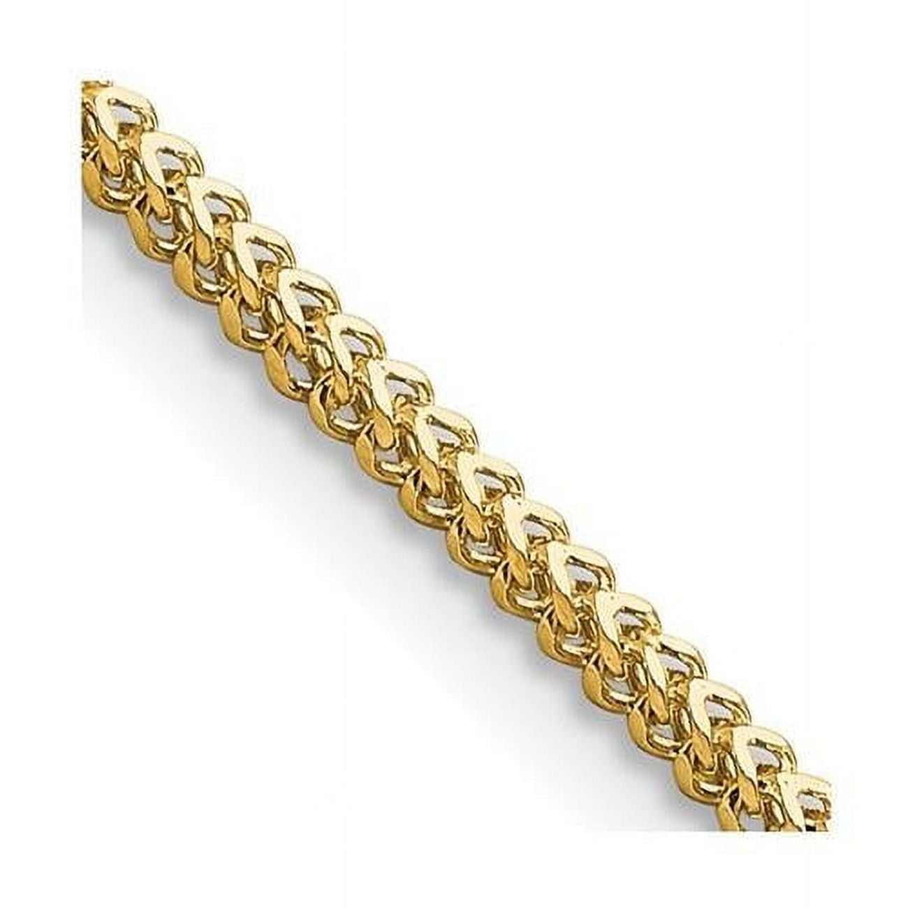 14K 16 inch 1.4mm Franco with Lobster Clasp Chain