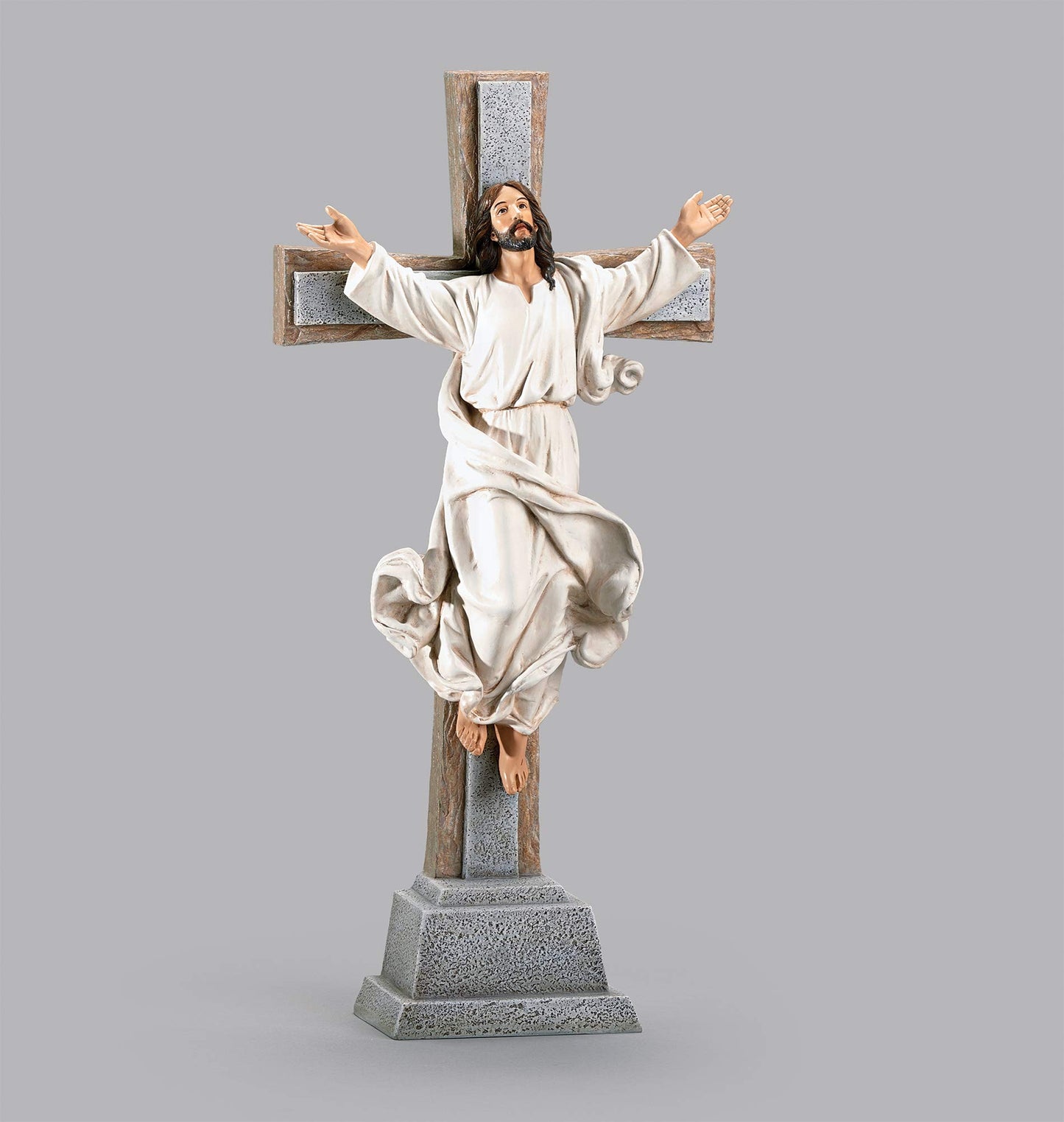 Roman Risen Christ Crucifix, 14-inch