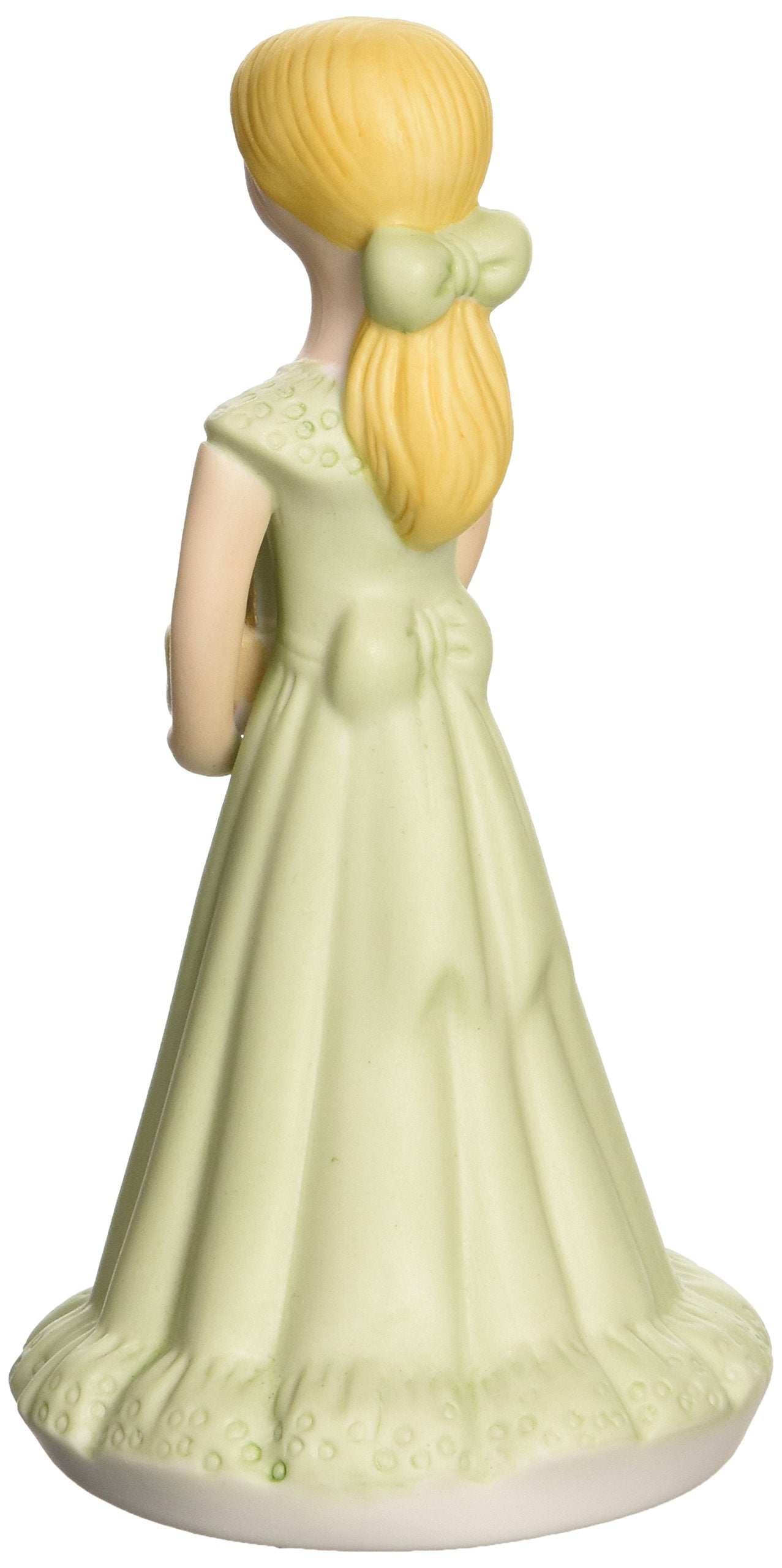 Enesco Growing Up Birthday Girls Blonde Age 11 Porcelain Bisque Figurine 5.5in H