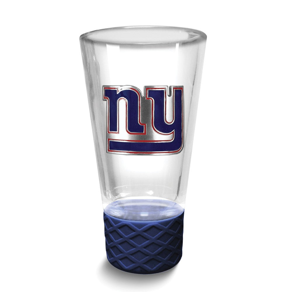 NFL New York Giants Collectors 4 oz. Shot Glass with Silicone Base