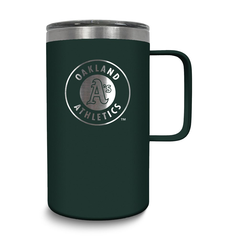 MLB Oakland A's Stainless Steel 18 oz. Hustle Mug with Lid