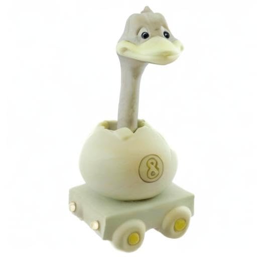 Precious Moments Isn't Eight Just Great Age Eight Bird in Egg Porcelain Figurine