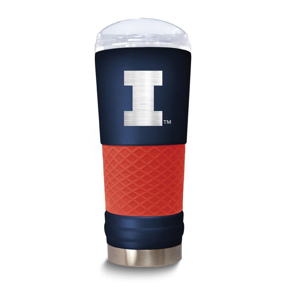 NCAA Illinois Fighting Illini 24oz Draft Travel Tumbler in Team Color