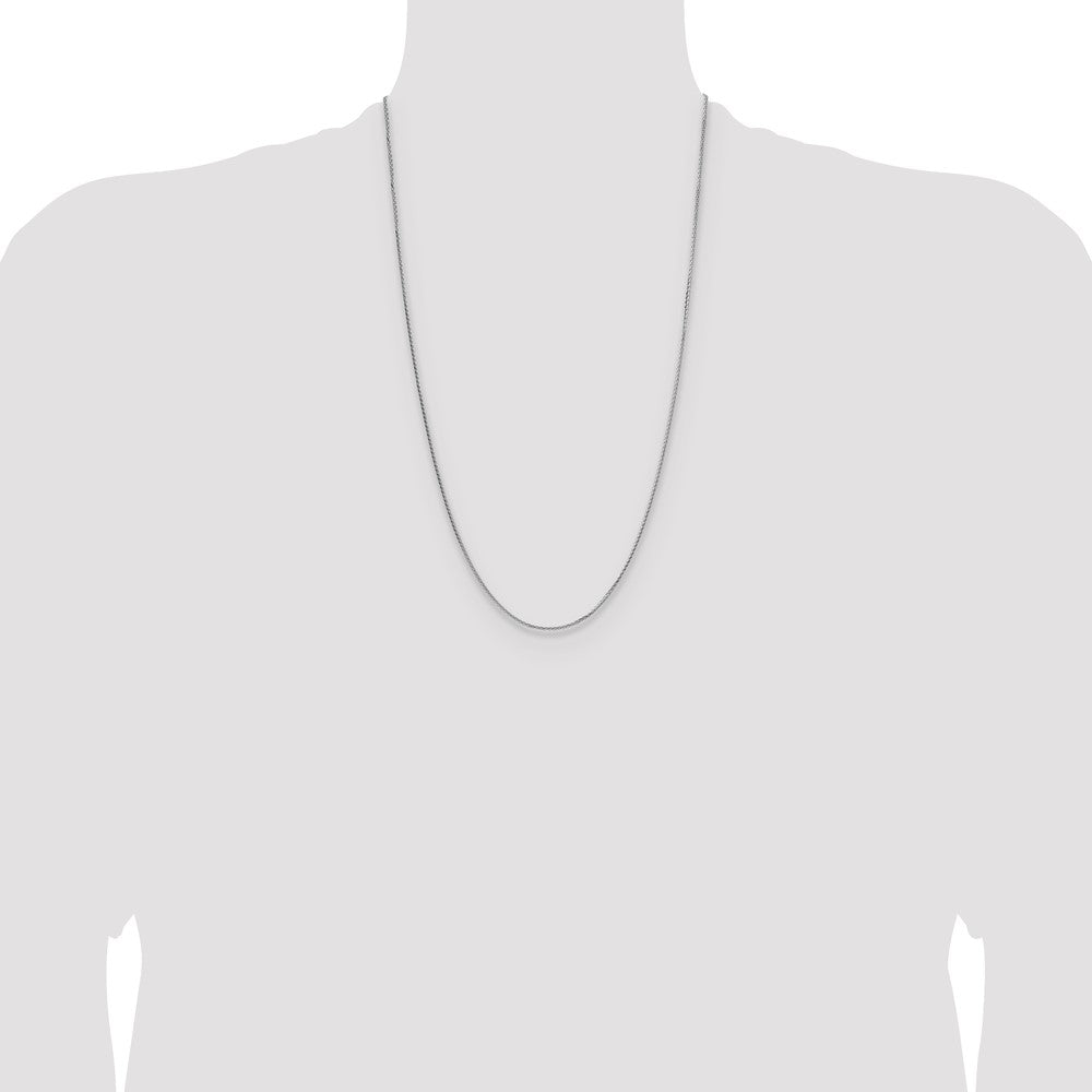 Sterling Silver 1.45mm 8 Sided D/C Double Spiga Chain