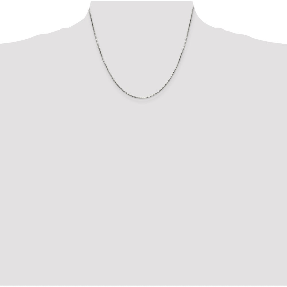 Sterling Silver .9mm Box Chain 18 Inches