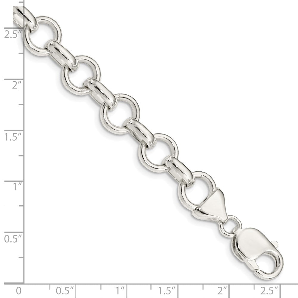 Sterling Silver Link Bracelet 7.25 inches