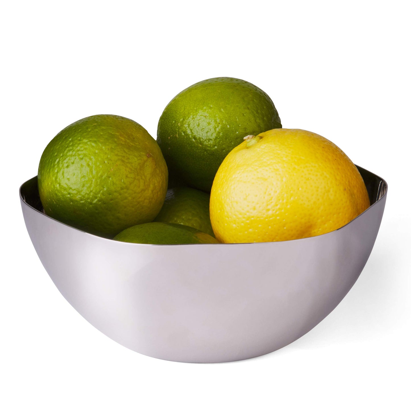 Leeber 72186 6 in. Stainless Steel Organic Shape Bowl, Silver
