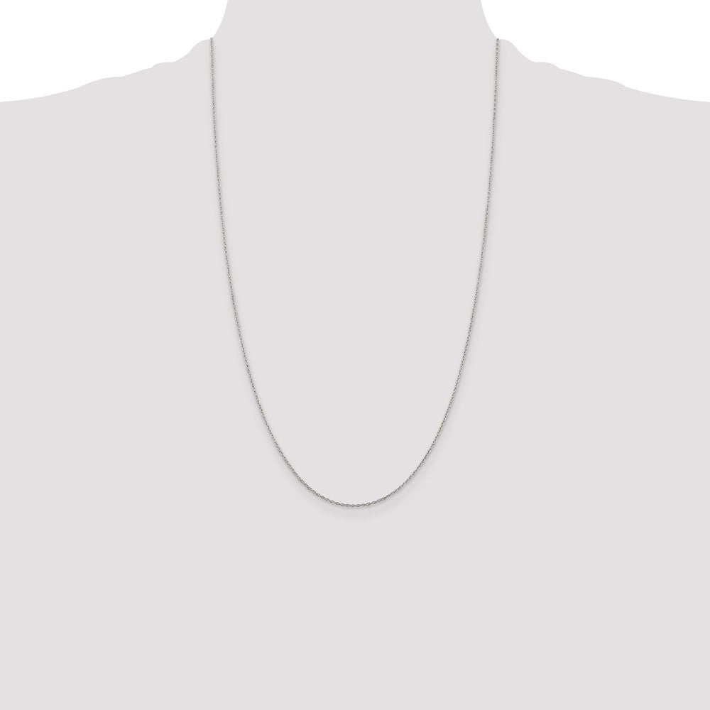 Sterling Silver 1.30mm Forzantina Cable Chain 26 Inches