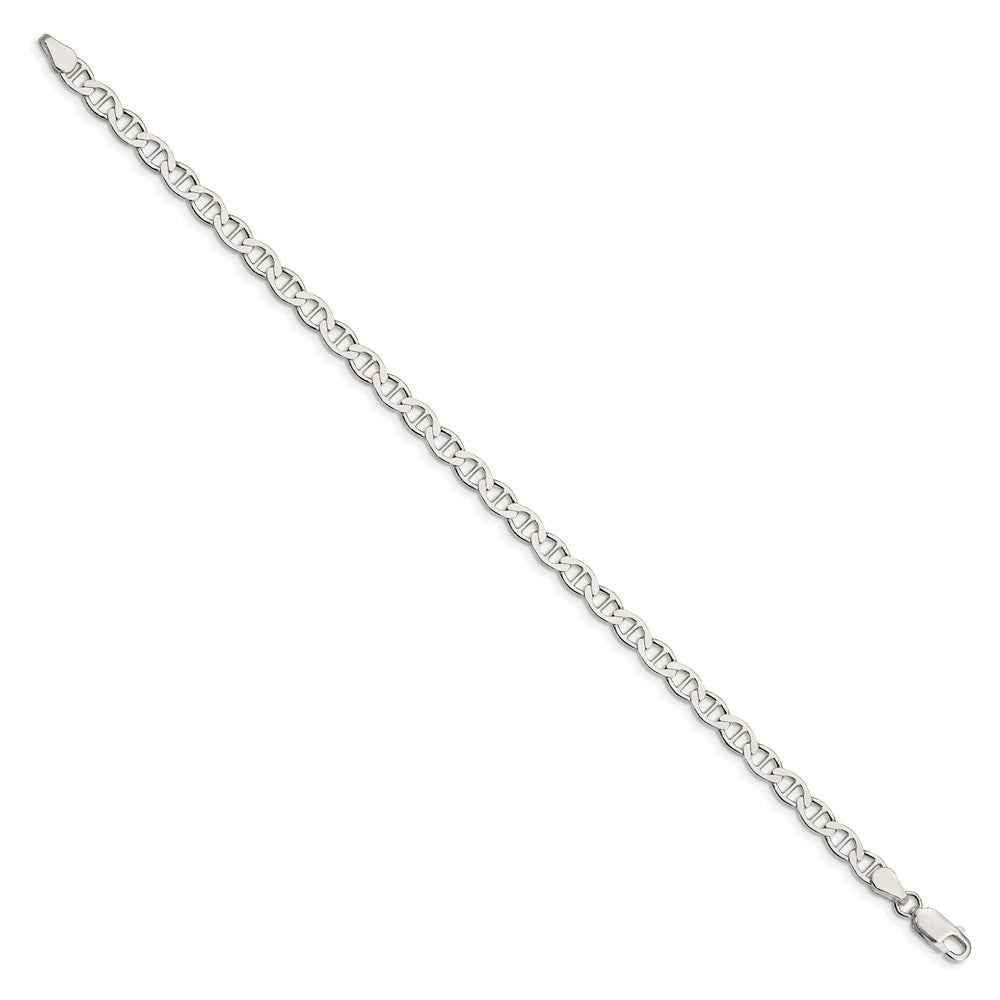 Sterling Silver 4.75mm Flat Anchor Chain 8 inches