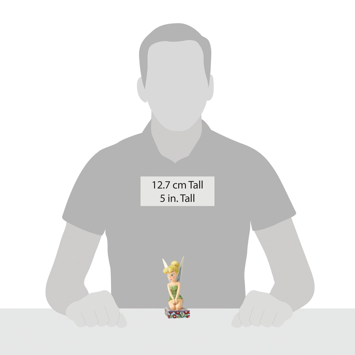 Disney Traditions by Jim Shore “Peter Pan” Tinker Bell Personality Pose Stone Resin Figurine, 4”