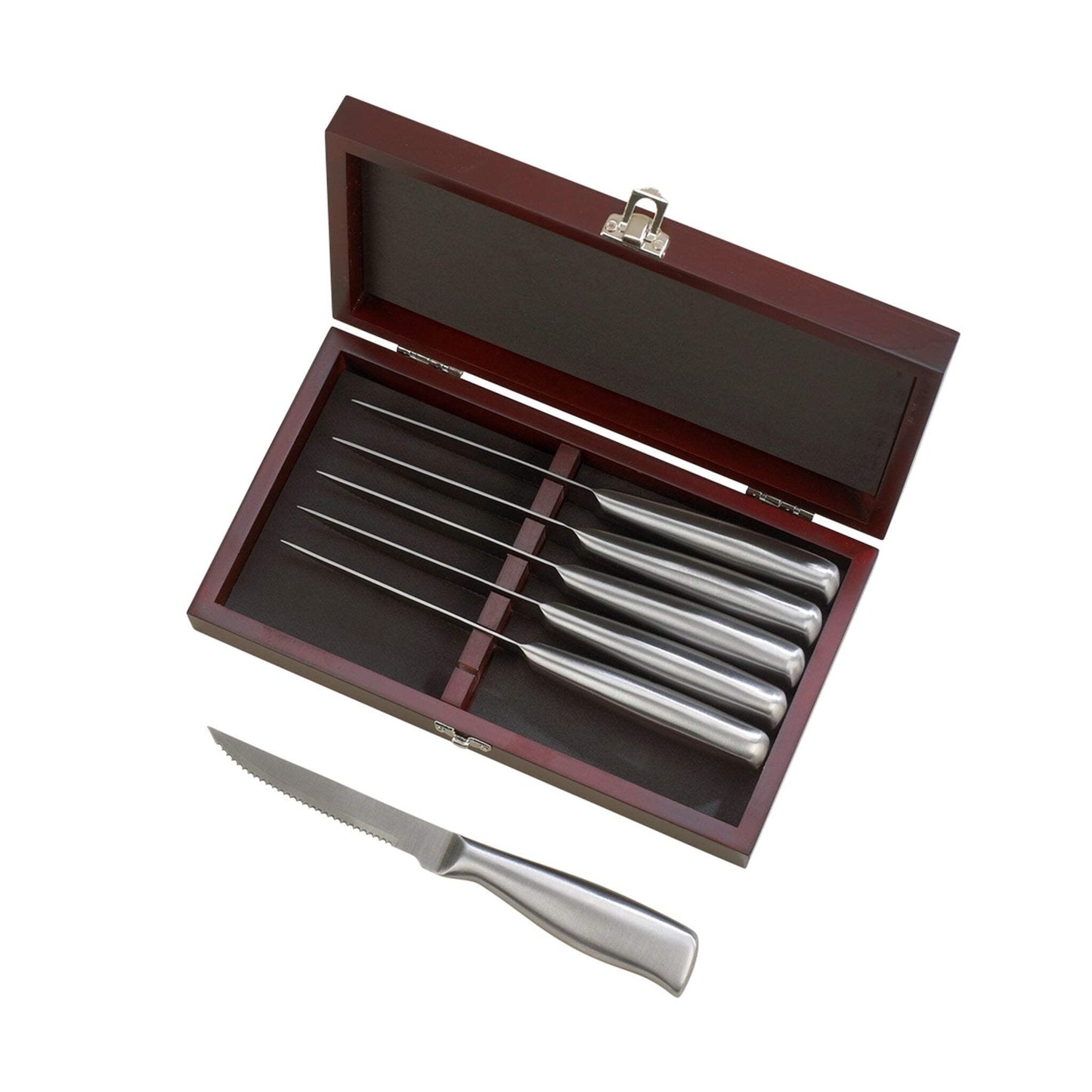 Creative Gifts International Appuntito Knife Set Metal Handel Rosewood - 6 Piece