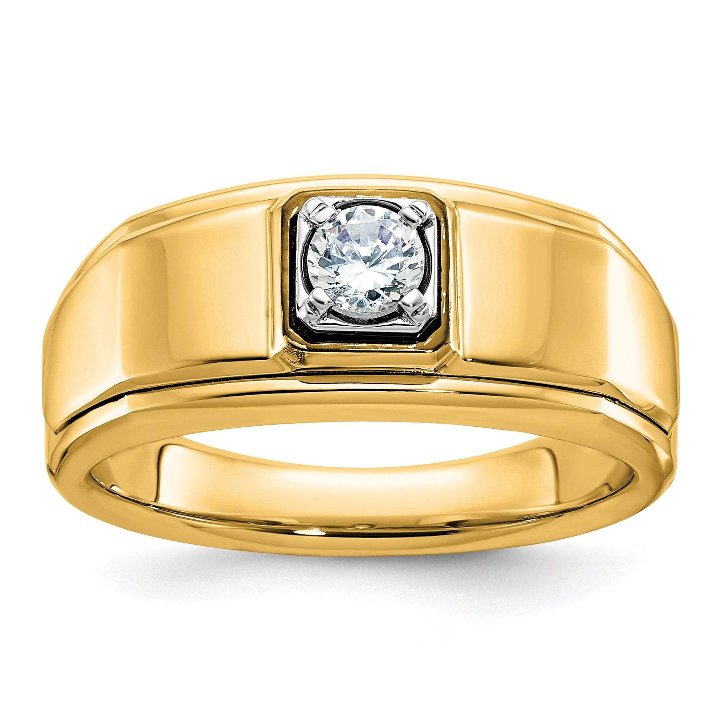 10k IBGoodman Men's Diamond Complete Ring