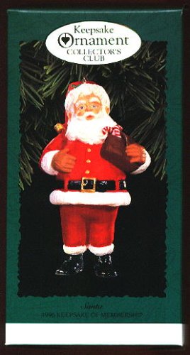 Hallmark Keepsake Ornament Collector's Club Santa Keepsake of Membership