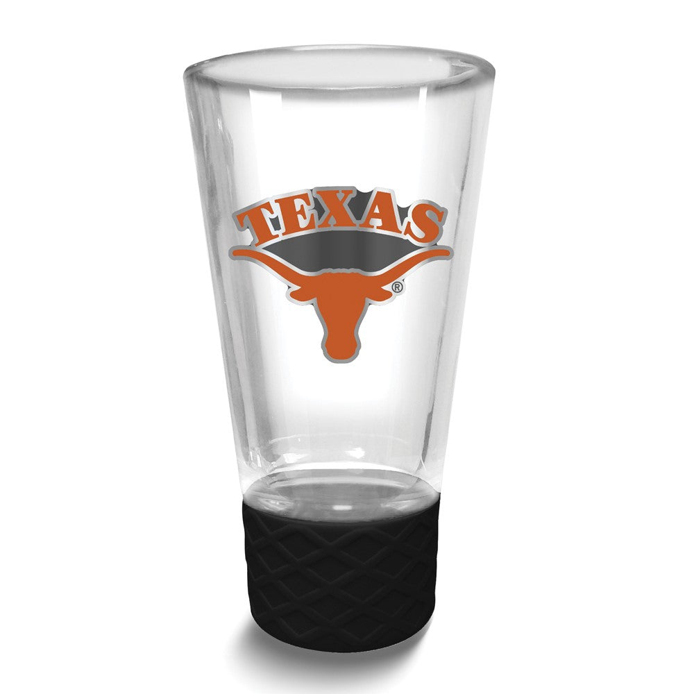 Collegiate University of Texas Collectors 4 oz. Shot Glass with Silicone Base
