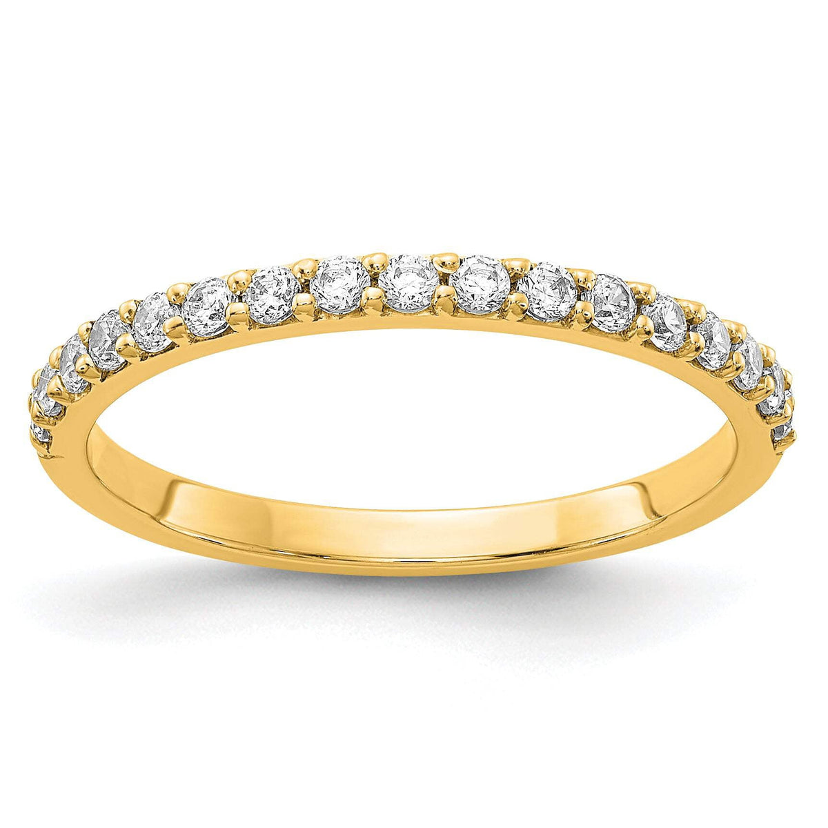 14k 1/3 carat Lab Grown Diamond VS/SI+ G+ Complete Band
