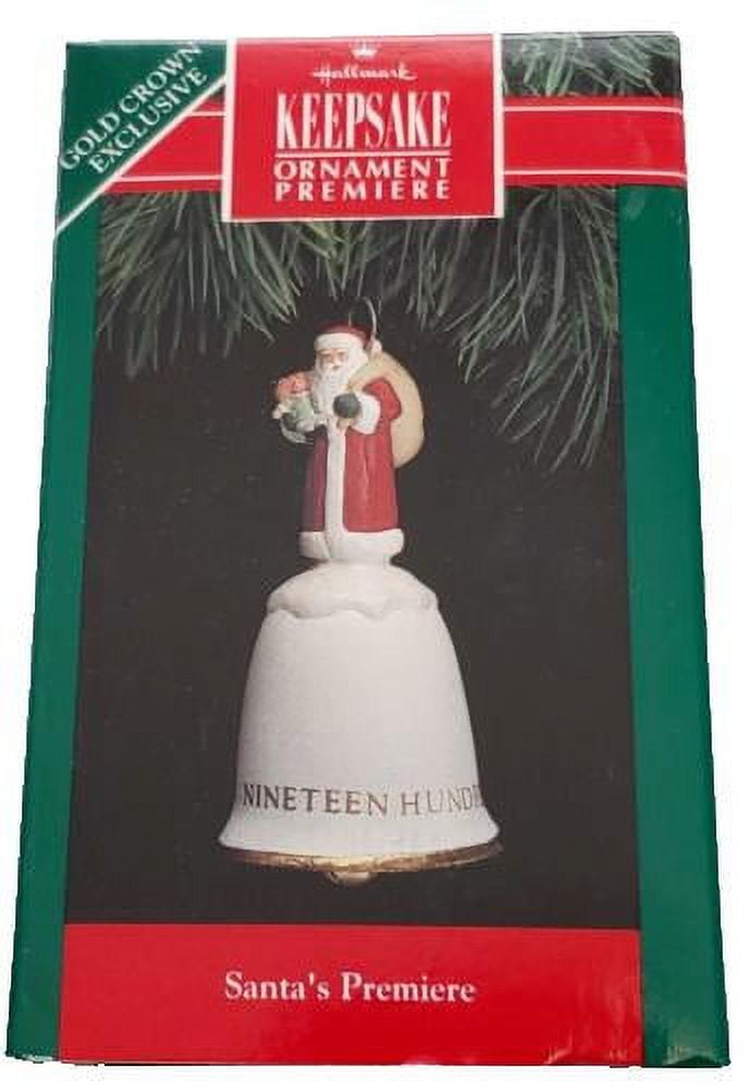 Hallmark Keepsake Ornament Santa's Premiere Bell 1991
