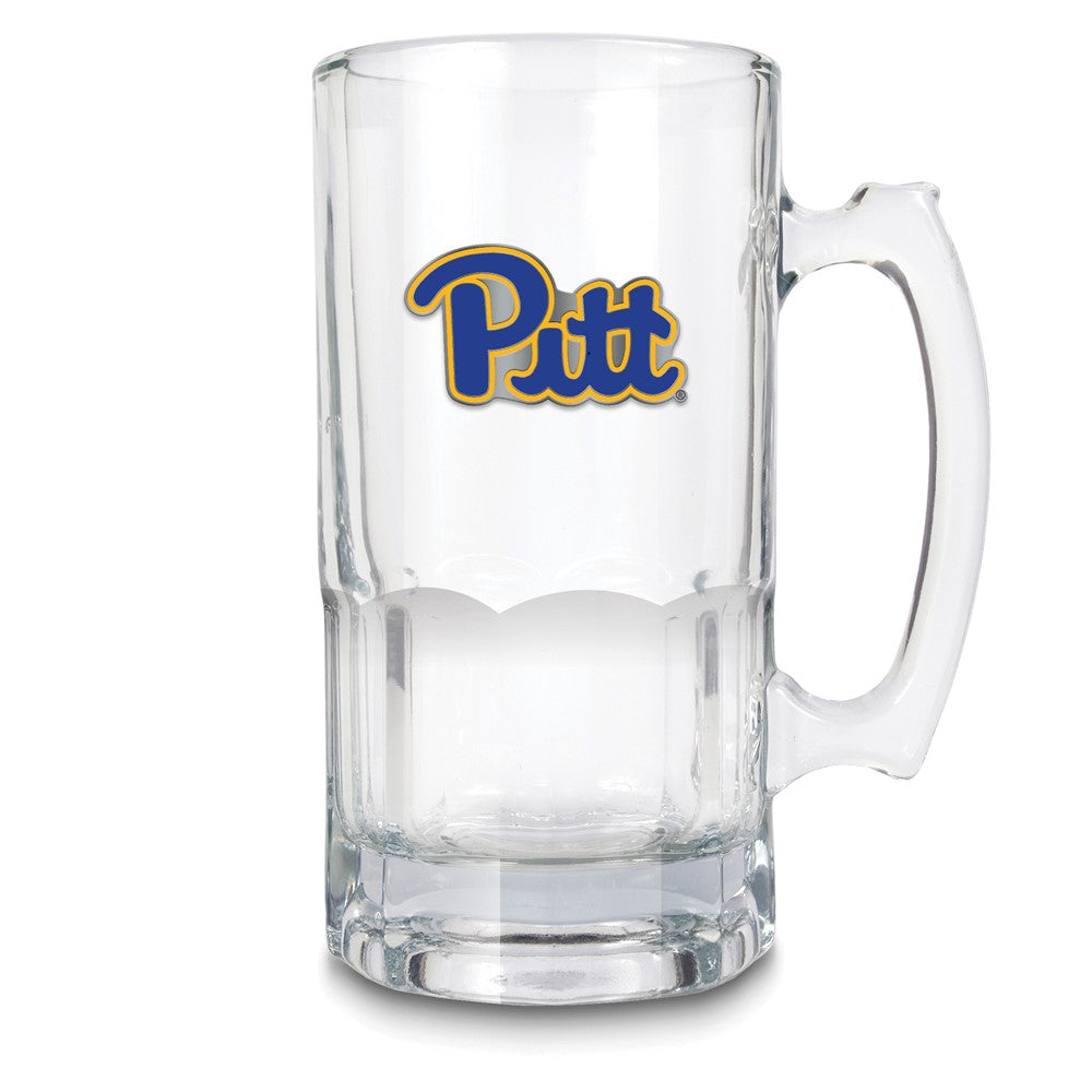 NCAA University of Pittsburgh Glass 32 ounce Macho Mug